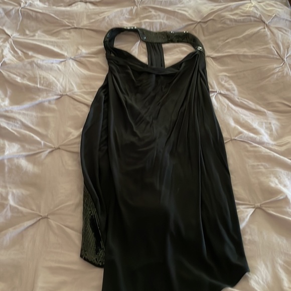 Haute hippie asymmetrical top with beading and T-back - Picture 3 of 7